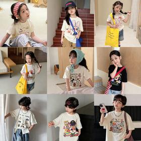 【亲子款立体玩偶纯棉 T 恤29/件起】80-180cm 全码覆盖儿童短袖！男女童软萌玩偶 + 童趣印花，夏日炸街亲子装✨聚★为爱严选