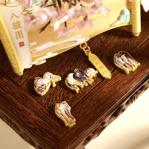 八骏图·金属磁吸卷轴冰箱贴 商品图4