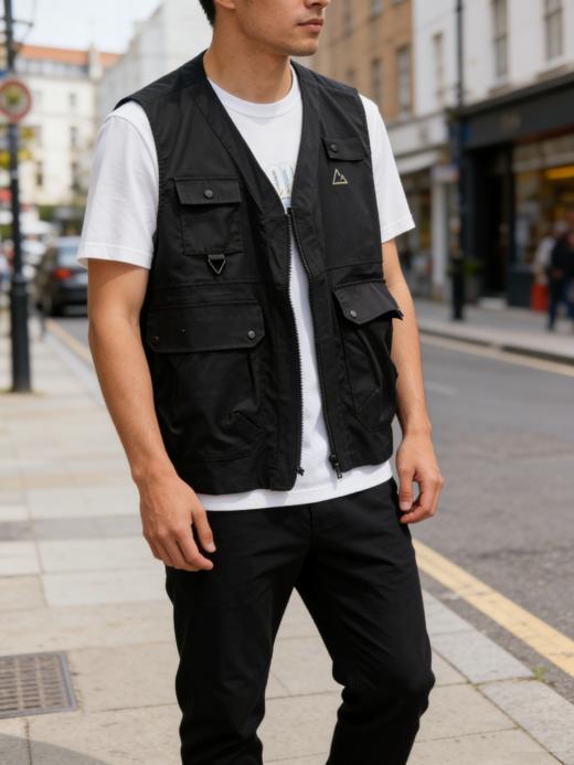 佐丹奴男装时尚多袋马甲外套01075475 商品图0