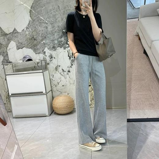 直发【3081】长腿修饰器， 软弹天丝氧气微喇裤 商品图2