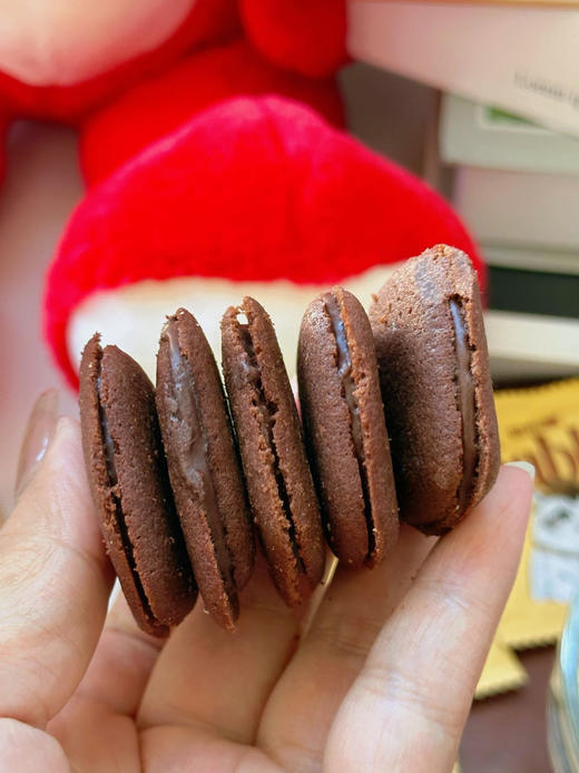 4盒【Sable莎布蕾猫舌曲奇夹心饼干】 商品图1