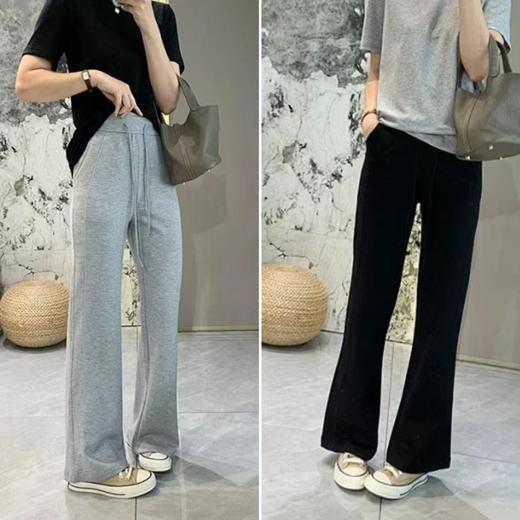 直发【3081】长腿修饰器， 软弹天丝氧气微喇裤 商品图0