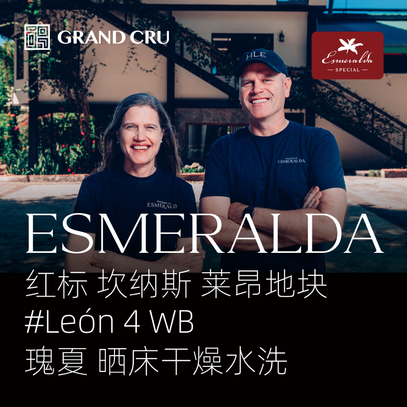 2026新产季｜翡翠庄园 红标 晒床干燥水洗瑰夏 León 4 WB 莱昂