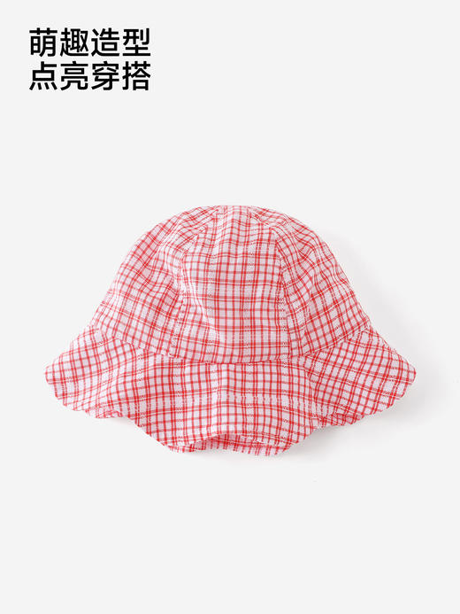 英氏女童渔夫帽夏新款儿童遮阳盆帽轻薄透气防晒帽子YRPJJ2S023A 商品图4