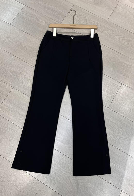 蝴蝶纽扣微喇四面弹九分裤88008 商品图3