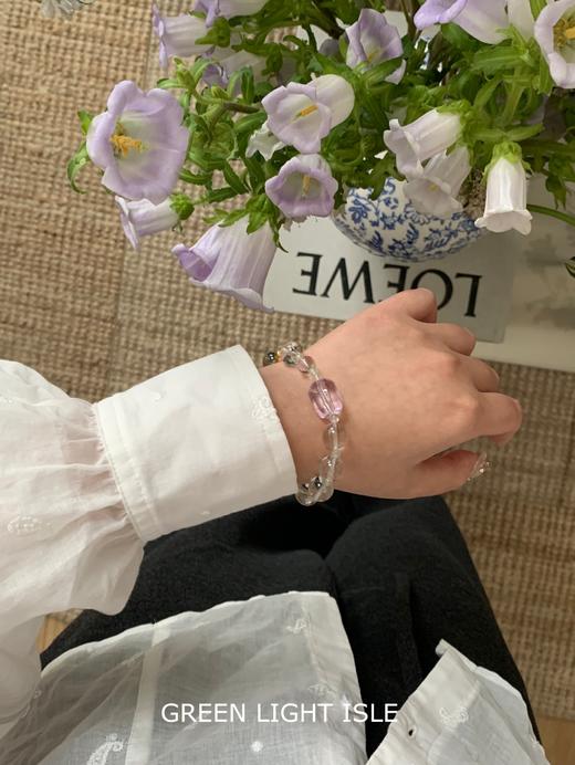 【小春日和】“春日限定的绿和紫”绿阿塞/紫水晶/葡萄石 喜木火 商品图1