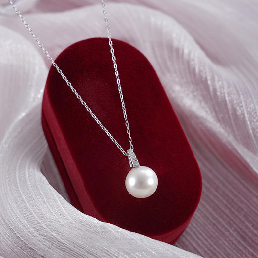 子佩集【小清欢】银S925珍珠惜王妃套链【MLTL023】10mm珠吊球一字2601 商品图0