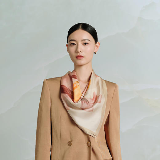 万事利《纯粹真我 ·绽放》丝巾伞礼盒（中方巾） 商品图1