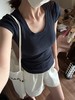 <曾小咸推荐> 6色正肩短袖 原价79/件  前2000单活动49/件 95/两件！【预售款，预计7-15天发货】 商品缩略图2