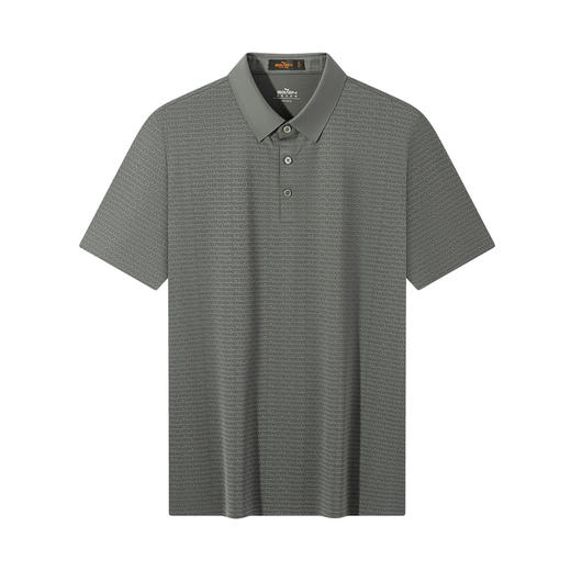 【无缝/桑蚕丝/印花POLO衫】柒牌男装2026夏季新款商务短袖POLO衫 130T70940 商品图4