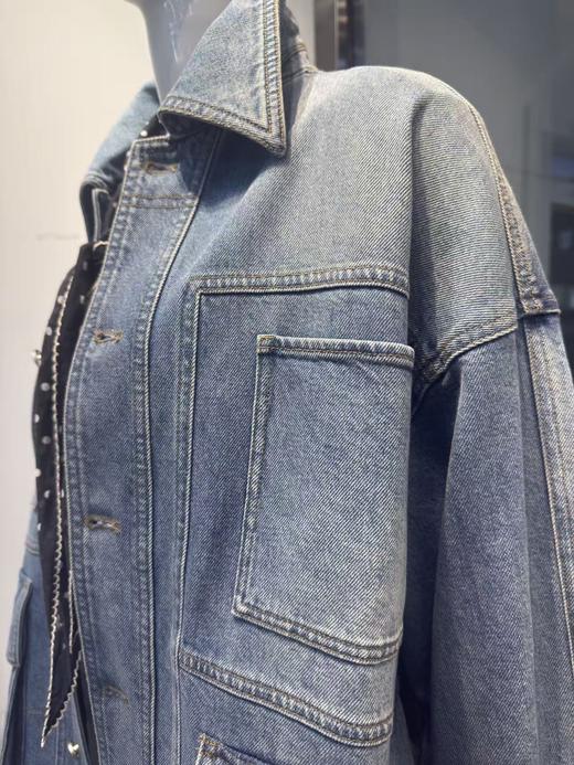 设计风阔版牛仔外套 商品图8