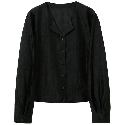 【醋酸】三彩2026夏季新款轻奢短外套开衫宽松轻薄长袖上衣M 商品图4