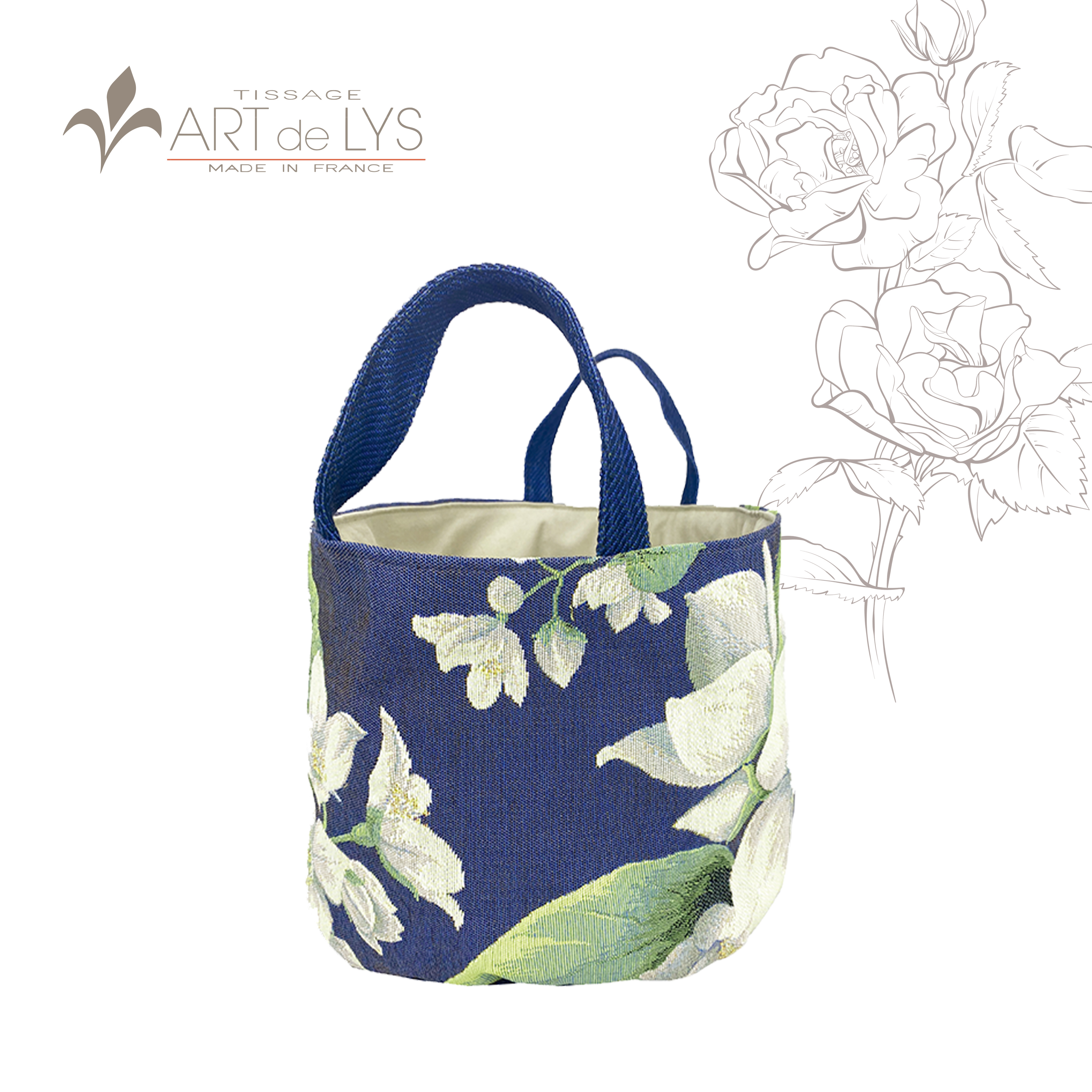 ADL·法国百合织造艺术·花卉系列【手拿包/置物篮】