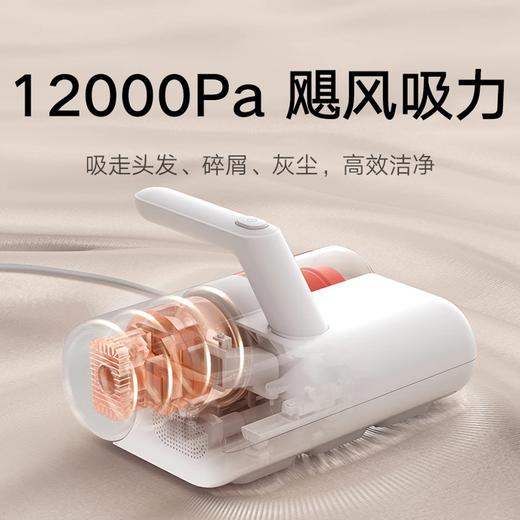 积分免费兑：米家小米除螨仪2 高频拍打除菌抑螨 12000Pa强大吸力 毛发灰尘深度清洁 50度热风烘干可视尘杯便捷倒 商品图6