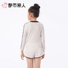 都市丽人泳衣涤纶印花+梭织布泳衣女童分体泳衣女儿童泳衣JSC3M3 商品缩略图2