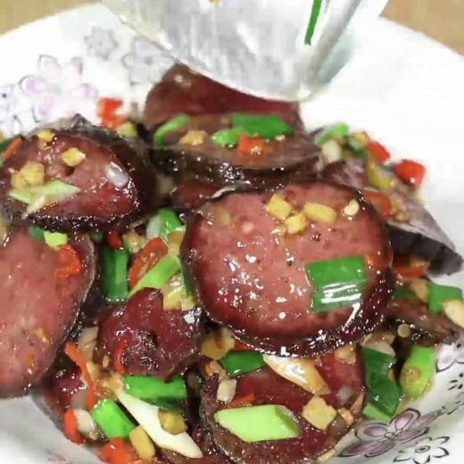 湖南邵阳特产猪血丸子正宗手工烟熏农家自制五花肉猪血粑粑血豆腐 商品图3