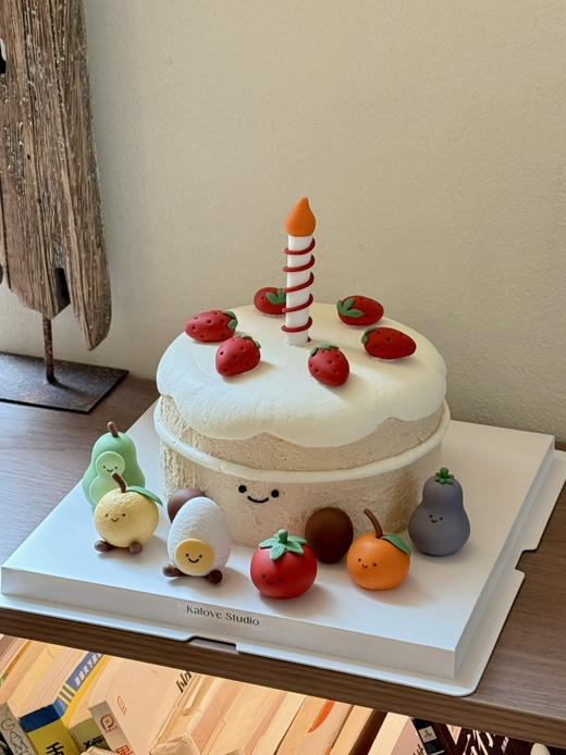 jellycat家族女孩周岁女生生日蛋糕 商品图0