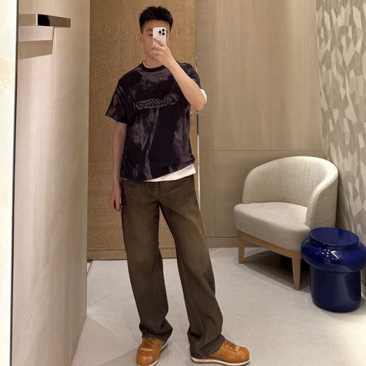 驴家 25ss叠印字母标识印花短袖T恤男女同款（DY） 商品图1