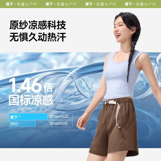 蕉下女士防泼水工装短裤WR894 商品图2