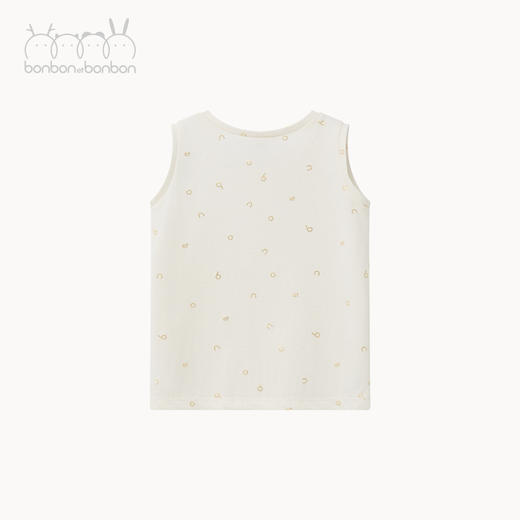 烫金logo针织无袖背心 商品图4