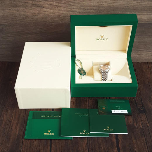 【95新】ROLEX 劳力士278274-0032天文台认证自动机械机芯日期显示31MM（女款）日志型系列蚝式钢/18K白金220326NJS09 商品图1