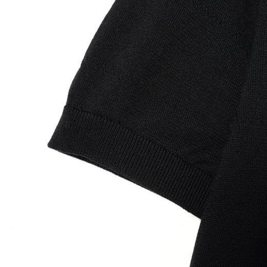 SDSA男装2026新款高贵轻奢老钱风肌理感纯色圆领短袖T恤百搭上衣 商品图3