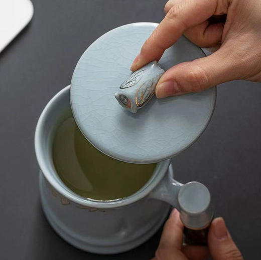 上新了故宫 一鸣惊人节节高茶杯 礼盒装 商品图2