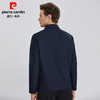 皮尔卡丹翻领针织细横纹格纹里布针织夹克PZXJ41201 商品缩略图4