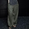 松针绿亚麻阔腿裤 超稀缺的天然亚麻 轻薄透气 宽松阔腿显瘦 商品缩略图6
