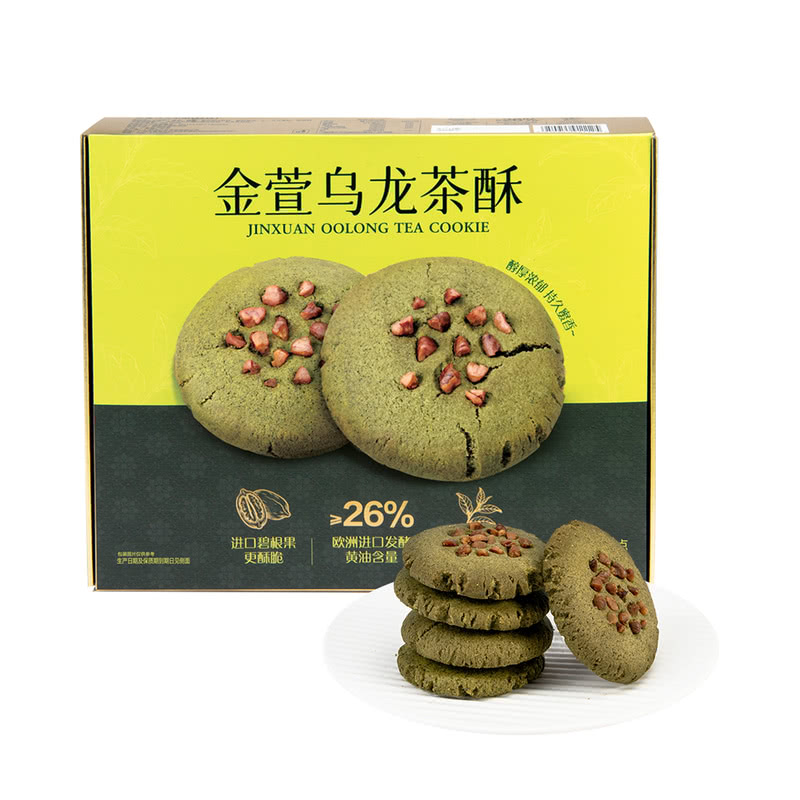 MM 山姆 金萱乌龙茶酥 338g