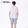 都市丽人睡衣男士睡衣薄家居服40支TC拉架睡衣男士棉质短袖套装男装短袖短裤FHC2A6 商品缩略图2