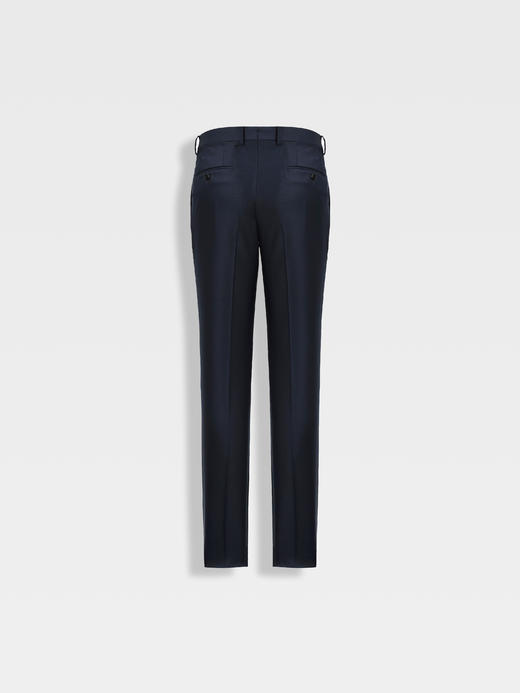 callisto藏青高支羊毛混纺西裤 商品图1