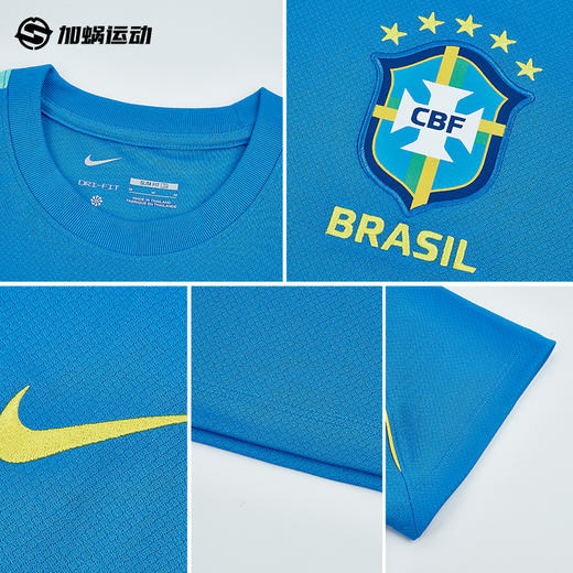 SFS耐克Nike巴西2026世界杯短袖训练服运动热身T恤男 IB4964-435 商品图2