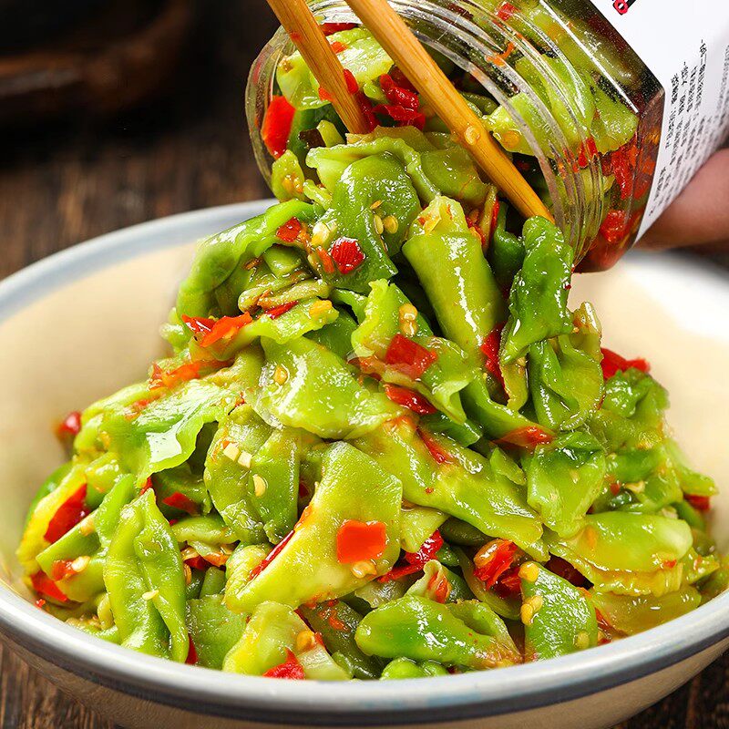 味婆娘剁椒莴笋280g瓶装即食家常下饭菜开味咸菜拌饭拌面拌馒头