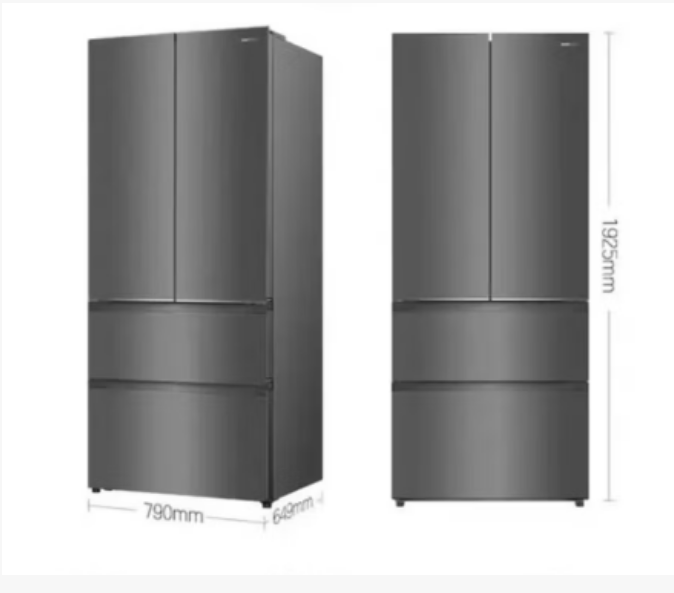 容声 冰箱 568N40FQGAR 568升 嵌入式 法式多门 风冷 变频 一级能效 底部散热 竹青影