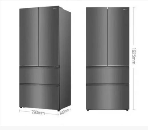 容声 冰箱 568N40FQGAR 568升 嵌入式 法式多门 风冷 变频 一级能效 底部散热 竹青影 商品图0