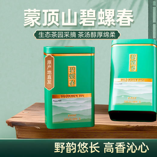 “下单2罐赠礼袋”2026年明前新茶 蒙顶山 碧螺春 品质好 口感佳 100g/罐 商品图1