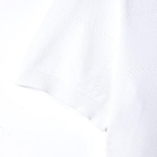 SDSA男装2026新款高贵轻奢老钱风肌理感纯色圆领短袖T恤百搭上衣 商品图2