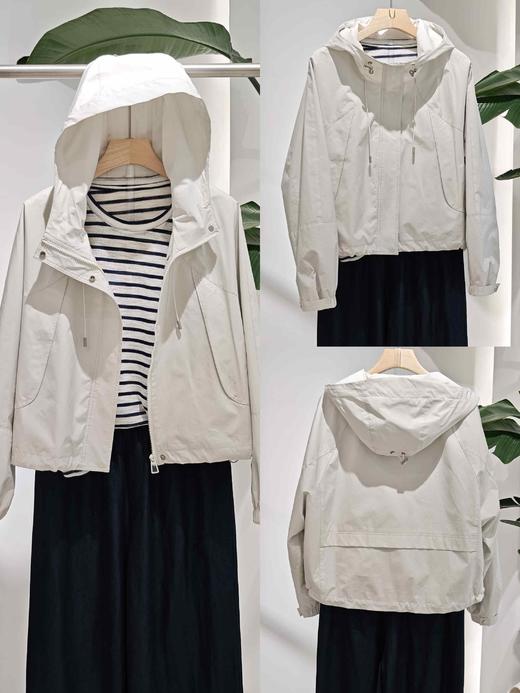 588021春上新 带帽休闲外套 商品图4