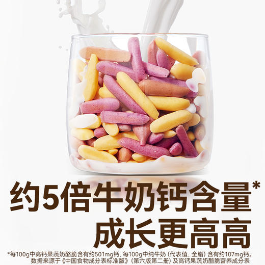 【109任选3件】【⚡39.9秒杀5袋】高钙果蔬奶酪脆*5，叠加店铺满赠，不叠加店铺满减和会员折扣 商品图4