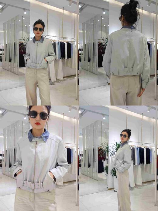 682617春上新 立领PU拉链外套 商品图7