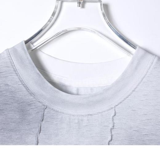 68633SDSA男装2026新款高贵轻奢潮牌波浪线钉珠肌理短袖T恤百搭上衣 商品图2