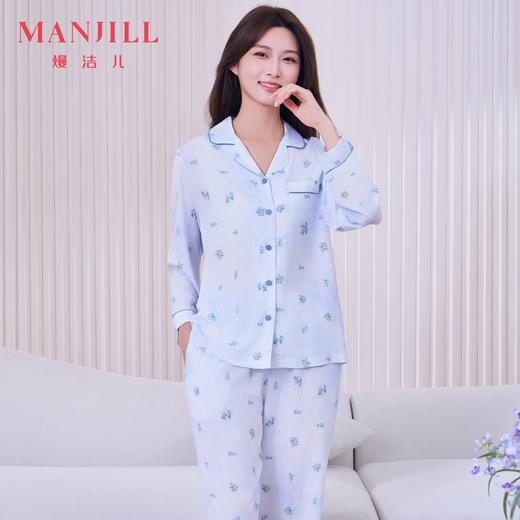 【七分袖/长袖】【商场同款】熳洁儿 莱赛尔梭织套装碎花家居服26203015/26203016 商品图1