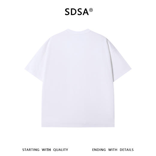 26628SDSA男装2026新款高贵轻奢小众设计拼接圆领短袖T恤显瘦百搭上衣 商品图5