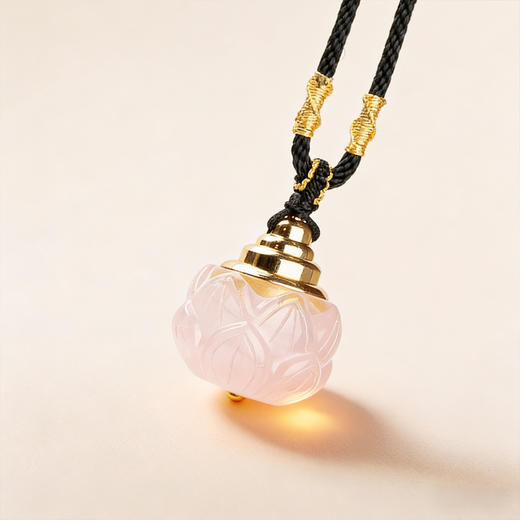 水晶吊坠 莲花 球形 商品图4