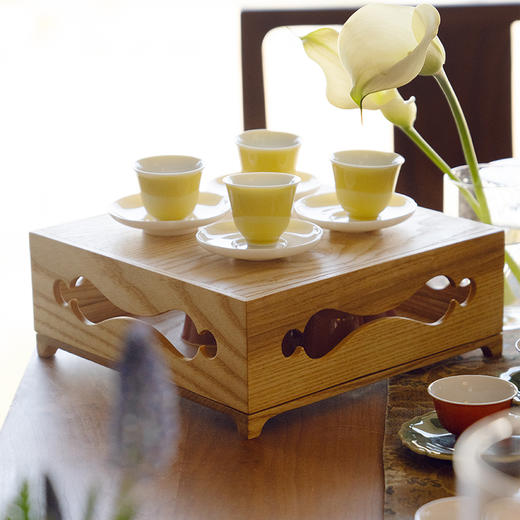 暄桐文房 暄和茶盒 收纳盒 茶盘 茶盒 木盒 商品图3