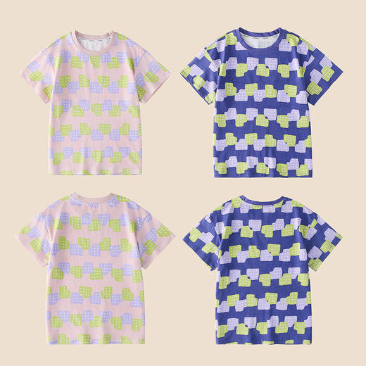 【10A抗菌纯棉】棉花堂夏款缤纷绵绵童装短袖T恤 --FA61149 商品图4