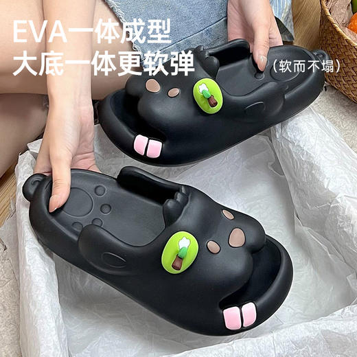 立体小熊透气凉拖 商品图3