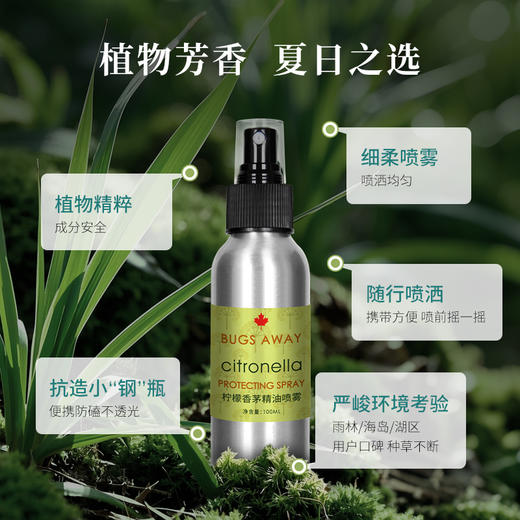 柠檬香茅精油喷雾100ml/瓶  S-37-1 （效期26-12） 商品图4