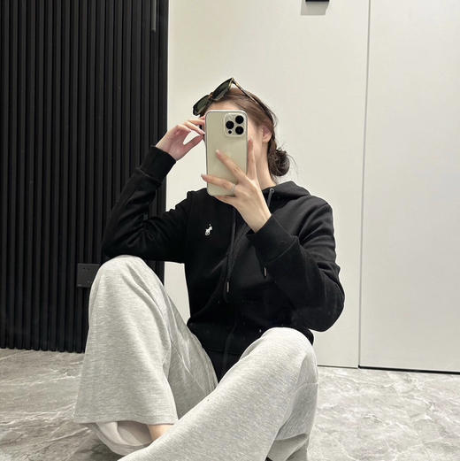 拉夫*伦男女款小标拉链帽衫外套032401 商品图1